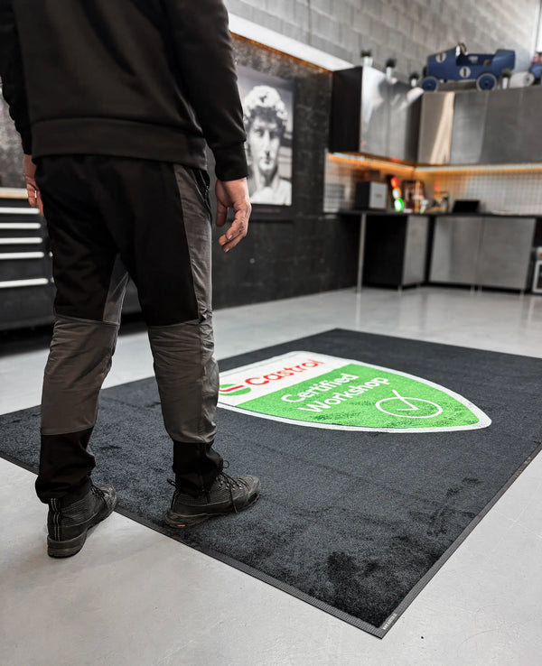 Rugster custom mat installation