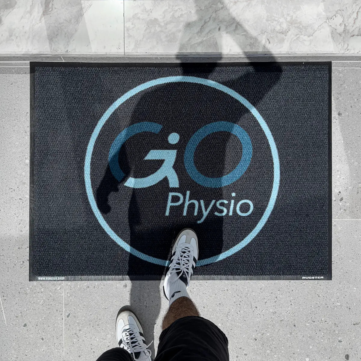 Πατάκι Τύπου Berber Εξωτερικού Χώρου με Λογότυπο