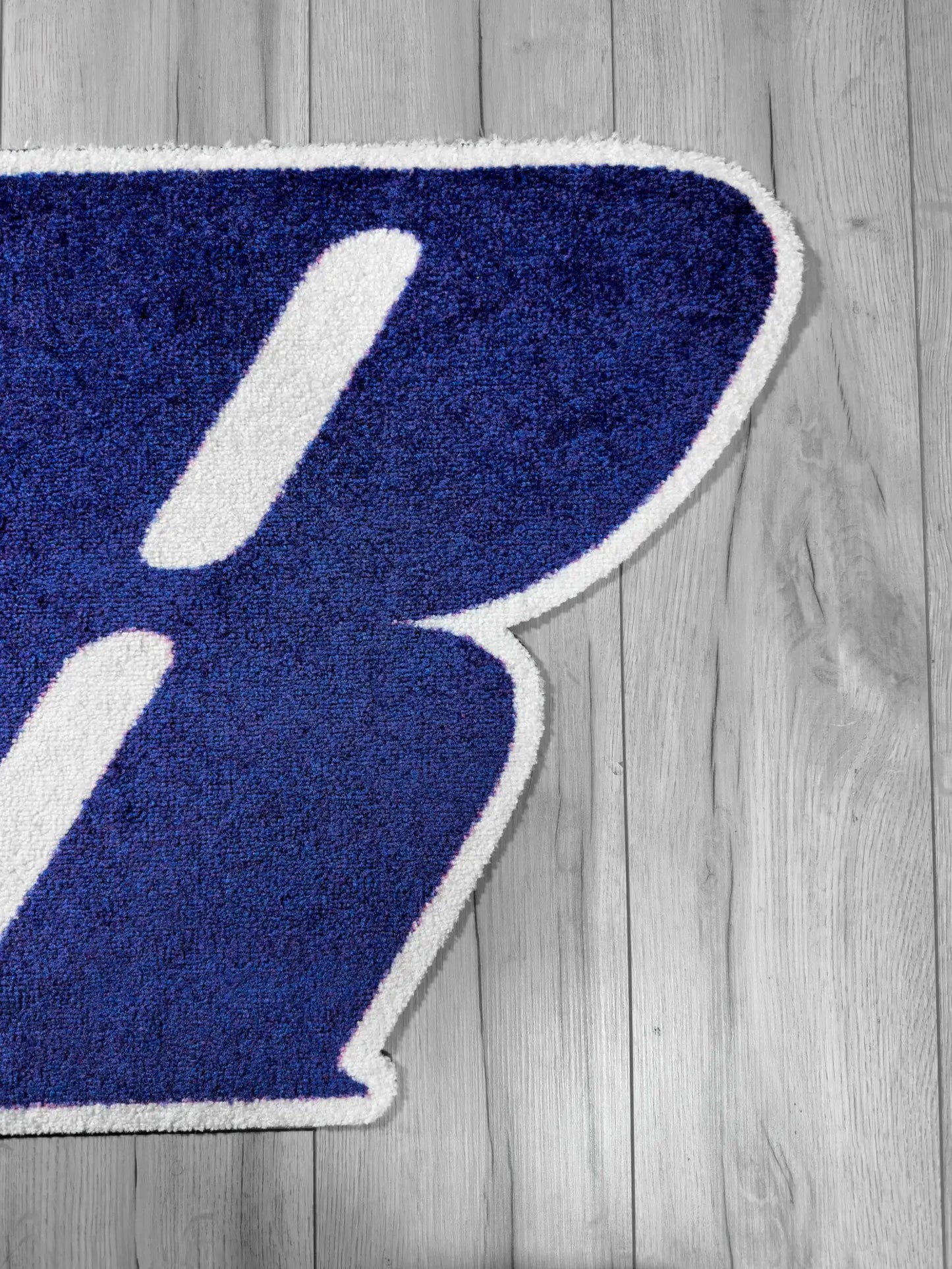 Individuell geformte Logo-Fußmatte für den Innenbereich