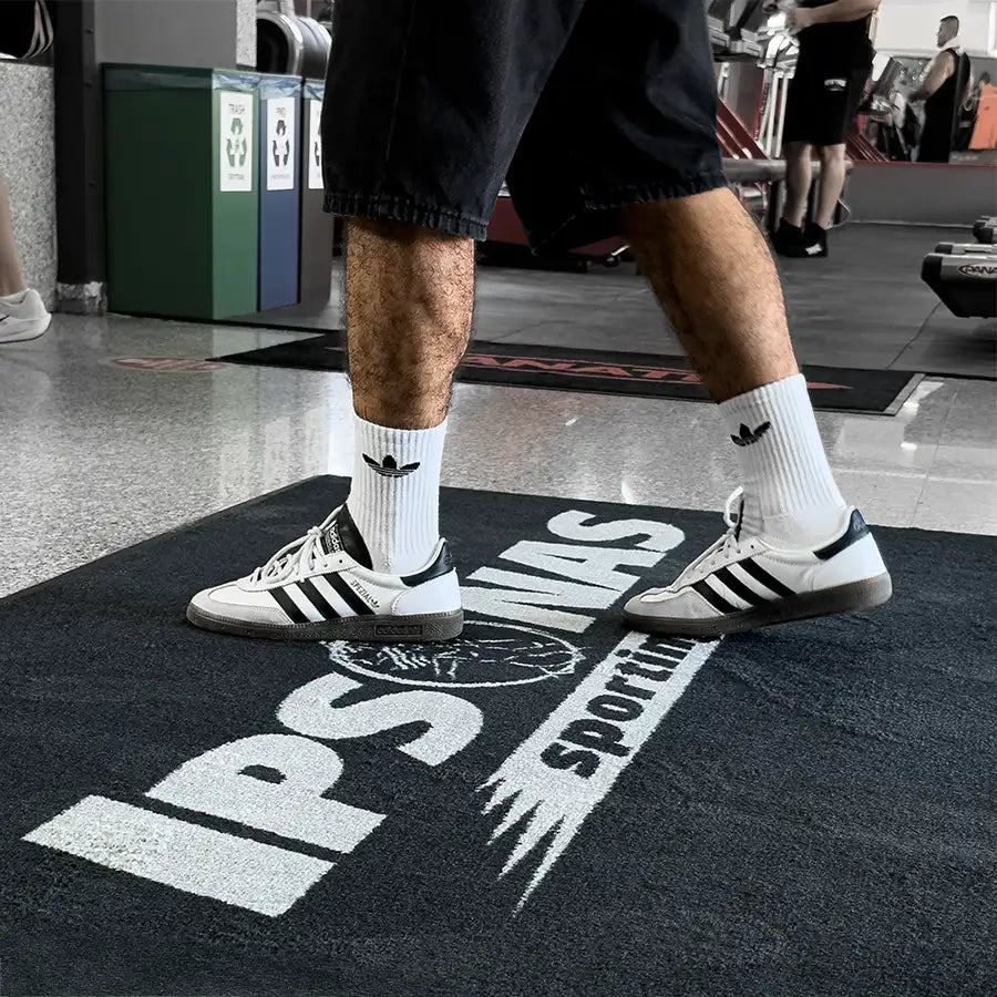 Gym entryway custom indoor logo mat