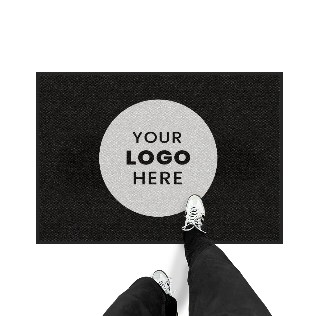 Πατάκι Τύπου Berber Εξωτερικού Χώρου με Λογότυπο