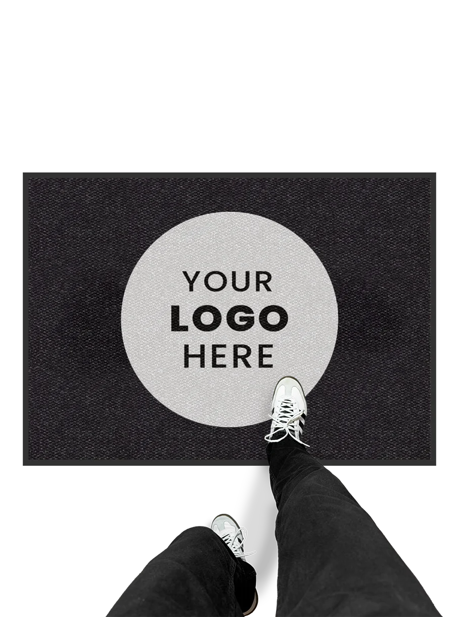 Berber Logo mat - Covered Outdoor Areas