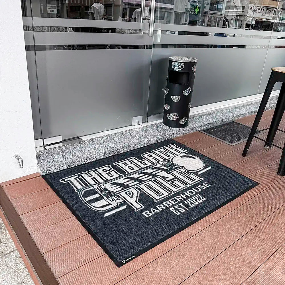 Πατάκι Τύπου Berber Εξωτερικού Χώρου με Λογότυπο