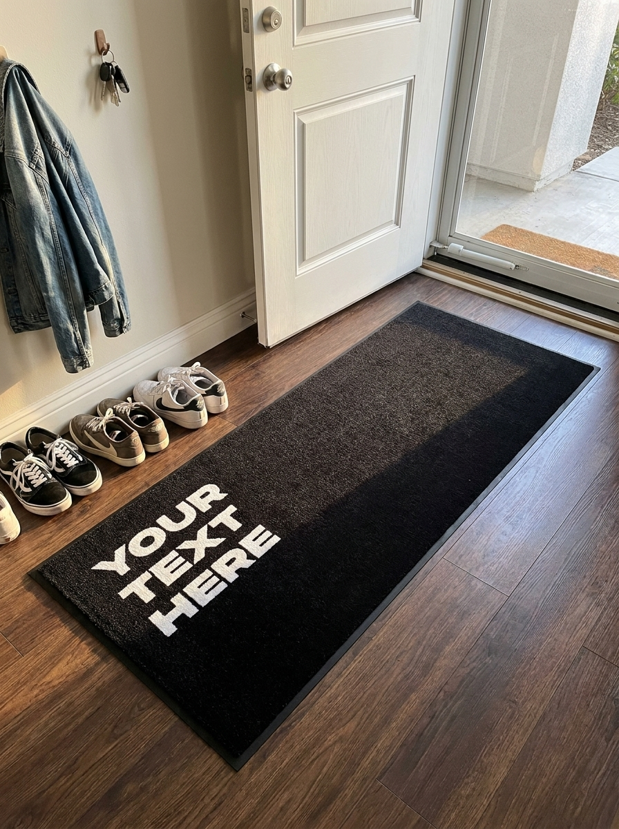 Custom Text Indoor Mat