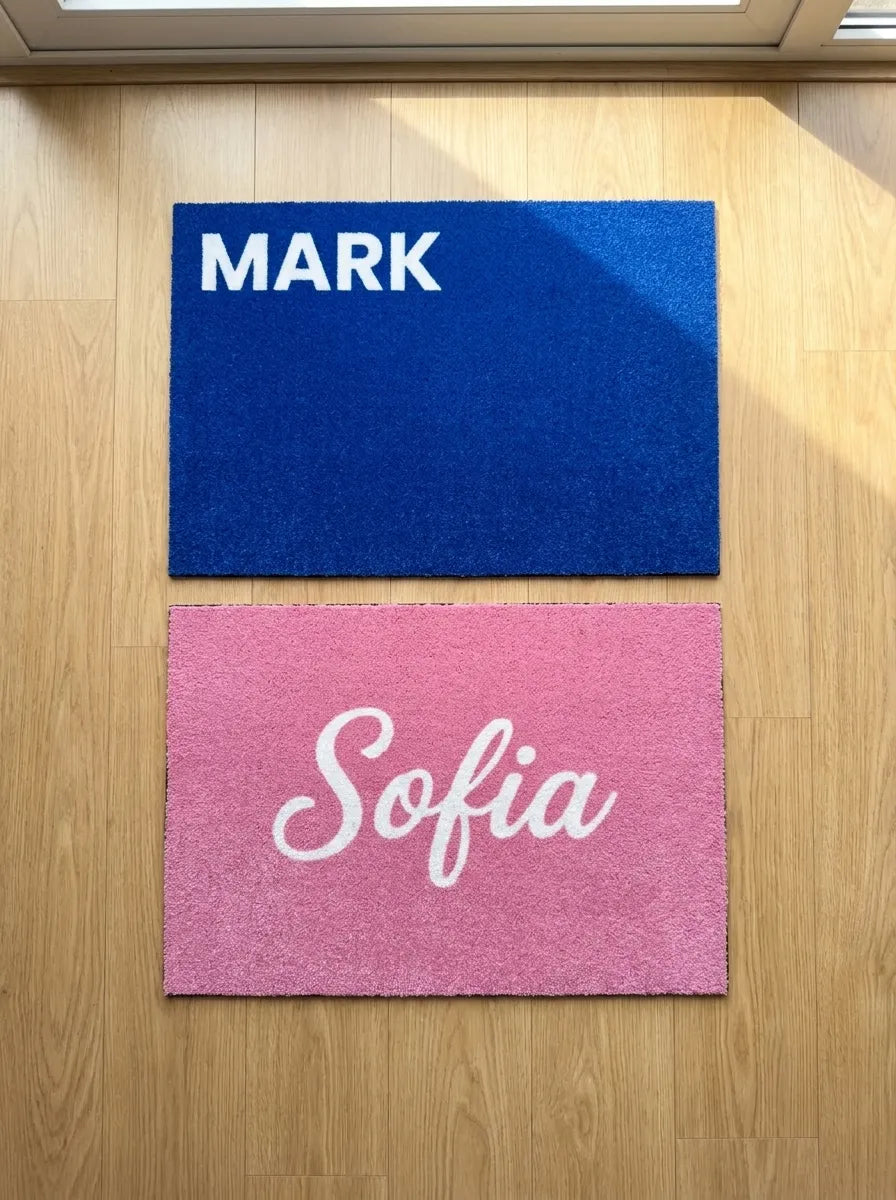 Custom Text Kids Room Mat