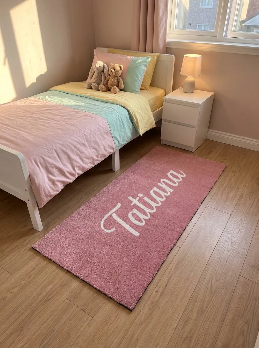 Custom Text Kids Room Mat